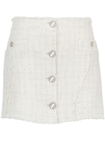 Mini suknja od tvida Gcds bijela