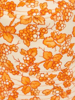 Sapka nyomtatás Etro narancsszínű