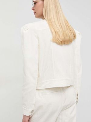 Manšestrová bunda Custommade bílá