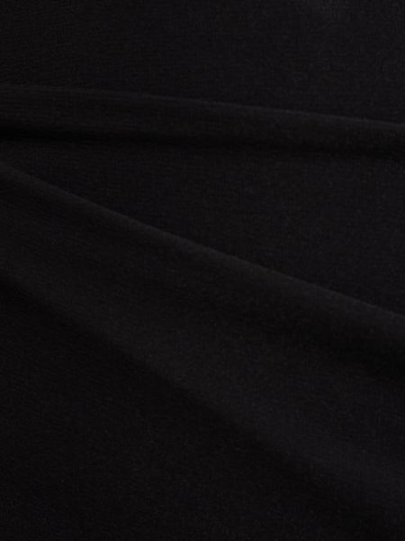 Hodvábne midi šaty The Andamane čierna