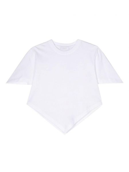 Памучна тениска Rabanne бяло