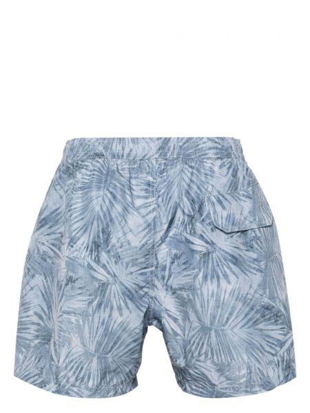 Shorts mit print Eleventy blau
