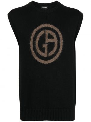 Ull vest Giorgio Armani svart