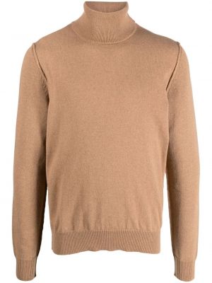 Кашмирен пуловер Maison Margiela кафяво