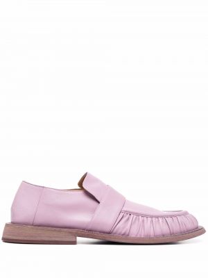 Pantofi loafer din piele Marsell violet