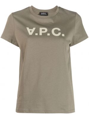 T-shirt con stampa A.p.c.