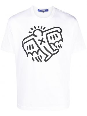 T-krekls ar apdruku Junya Watanabe Man balts