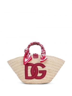 Nákupná taška Dolce & Gabbana červená
