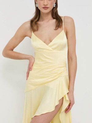 Довга сукня Bardot жовта
