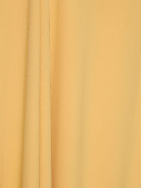 Μάξι φόρεμα από βισκόζη από ζέρσεϋ Toteme κίτρινο