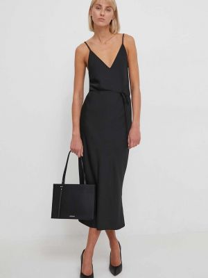 Макси рокля Calvin Klein черно