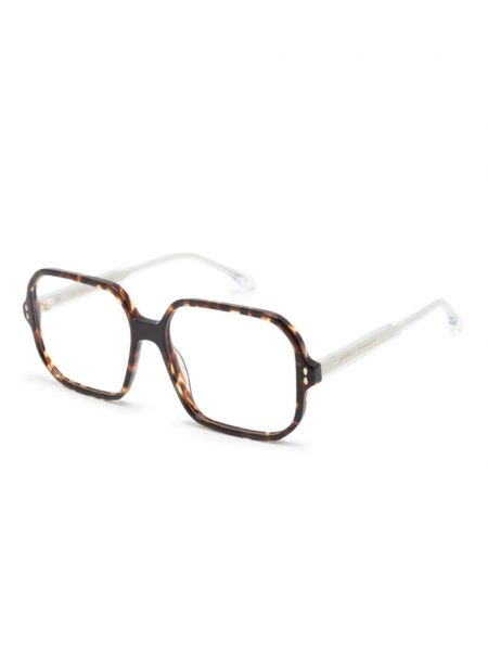Okulary oversize Isabel Marant Eyewear brązowe