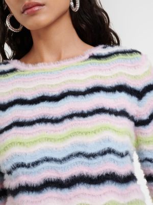 Prugasti džemper Susan Fang ružičasta