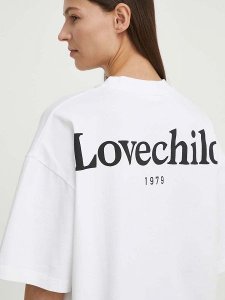 Pamut póló Lovechild fehér
