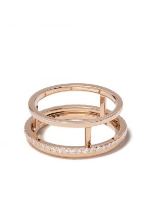 Prstan iz rožnatega zlata De Beers Jewellers