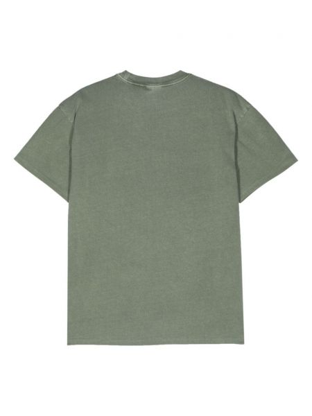 Siuvinėtas marškinėliai Carhartt Wip žalia