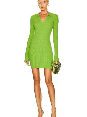 Mini šaty Helmut Lang, zelená