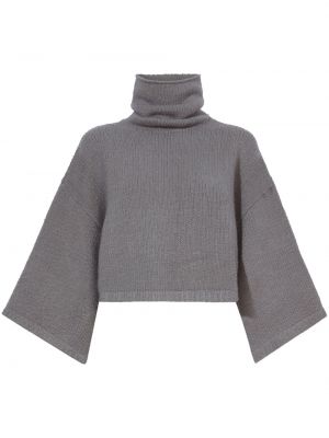Кашмирен пуловер Proenza Schouler сиво