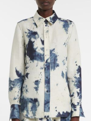 Camicia di lino tie-dye Chloã©