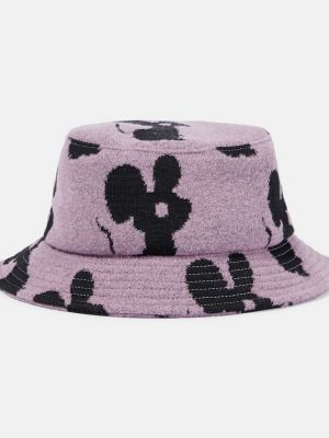 Vlněný klobouk Jw Anderson fialový