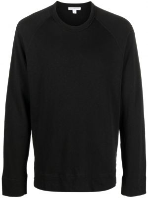 Bluza bawełniana James Perse czarna