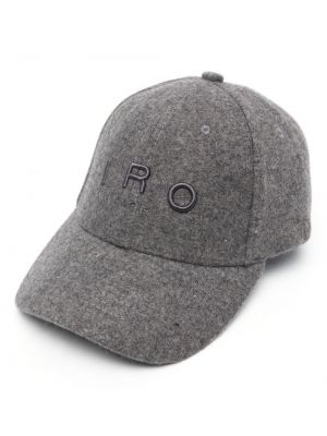 Haftowana czapka z daszkiem Iro szara