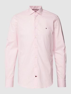 Koszula slim fit Tommy Hilfiger różowa