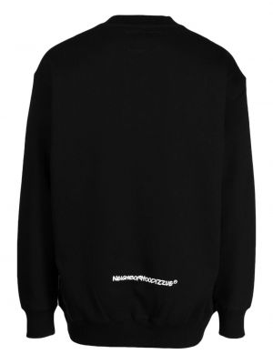 Pullover mit print mit rundem ausschnitt Izzue schwarz