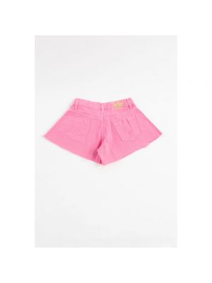 Jeans shorts Pinko pink