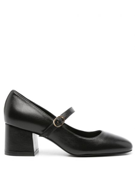 Læder mary jane pumps Stuart Weitzman sort