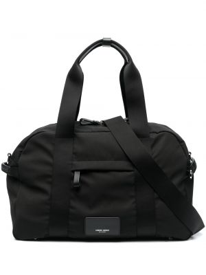 Чанта с цип Giorgio Armani черно