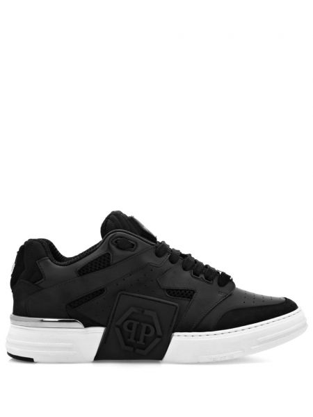 Læder sneakers Philipp Plein sort