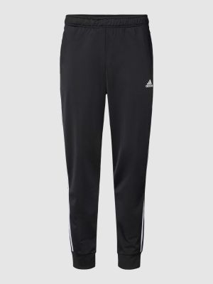 Spodnie sportowe z nadrukiem Adidas Sportswear czarne