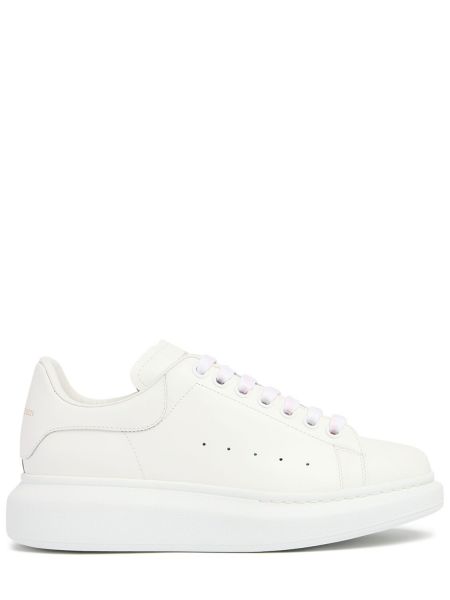 Læder sneakers Alexander Mcqueen hvid