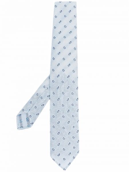 Cravatta con stampa paisley Pal Zileri blu