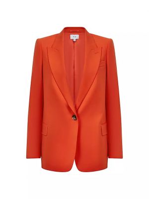 Шерстяной пиджак Reiss оранжевый