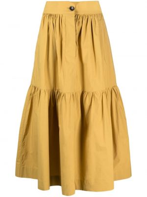 Suknja Cawley Studio žuta