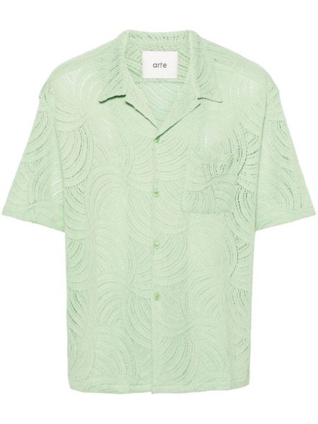 Βαμβακερό πουκάμισο Arte πράσινο