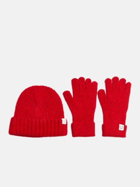 Комплект шляпа и перчатки Ted Baker красный