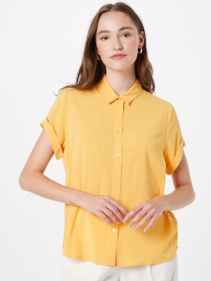Поло тениска Samsøe Samsøe жълто