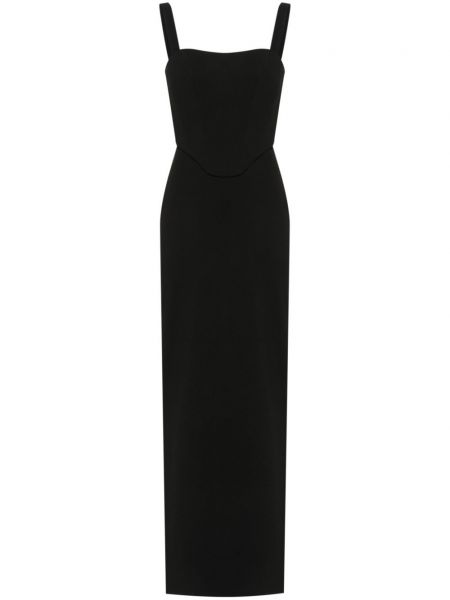 Вечерна рокля от креп Solace London черно