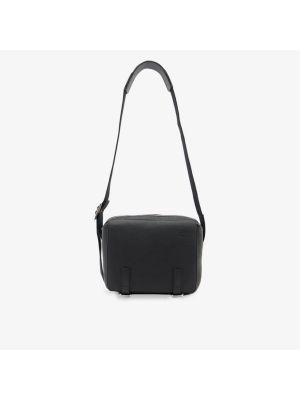 Кожаная мини сумочка Loewe черная