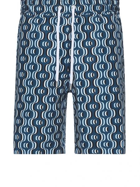 Pantaloncini con stampa Frescobol Carioca blu