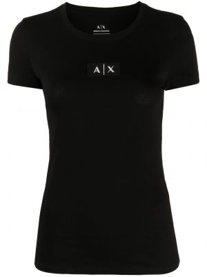 T-skjorte Armani Exchange svart