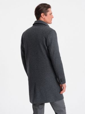 Palton Ombre Clothing gri