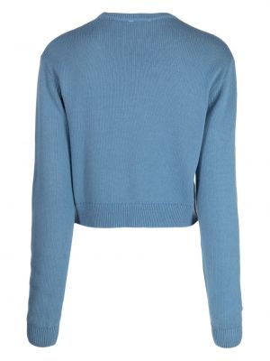 Kokvilnas džemperis The Upside zils