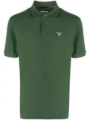 Siuvinėtas polo marškinėliai Barbour žalia