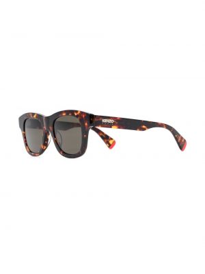 Okulary przeciwsłoneczne z nadrukiem Kenzo brązowe