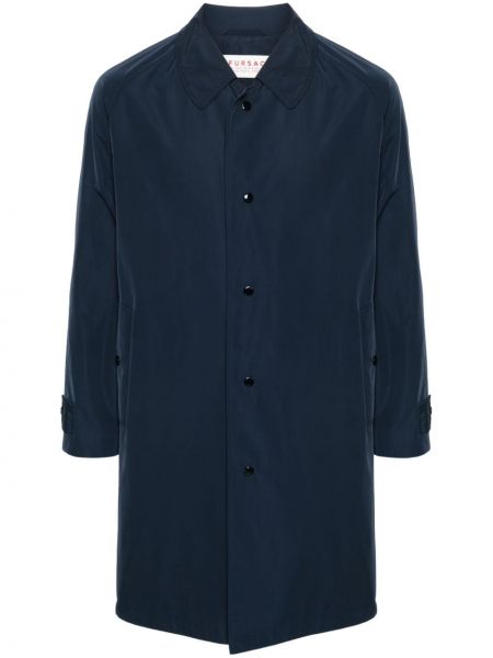 Βαμβακερό παλτό Fursac μπλε