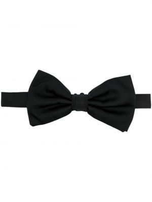 Svilena kravata s mašnom Dolce & Gabbana crna